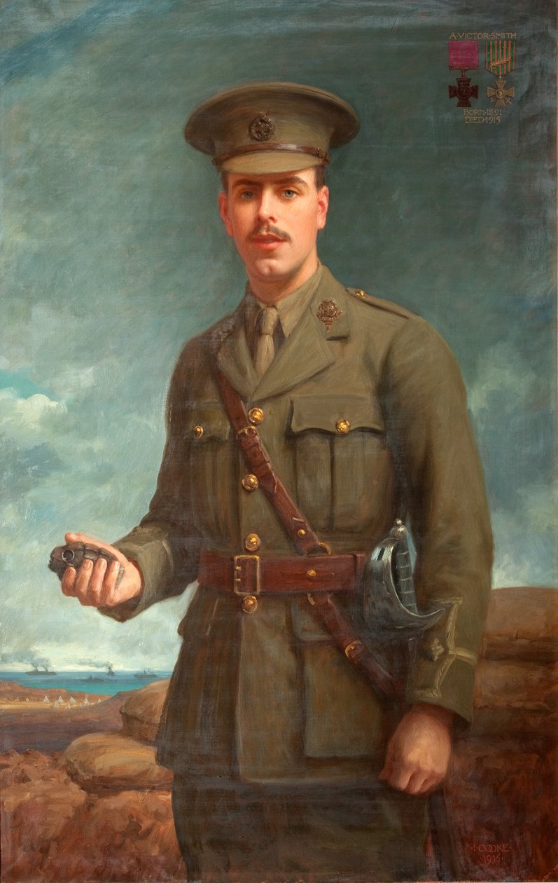 2º Tenente Alfred Victor Smith, VC, 1916 de Isaac Cooke