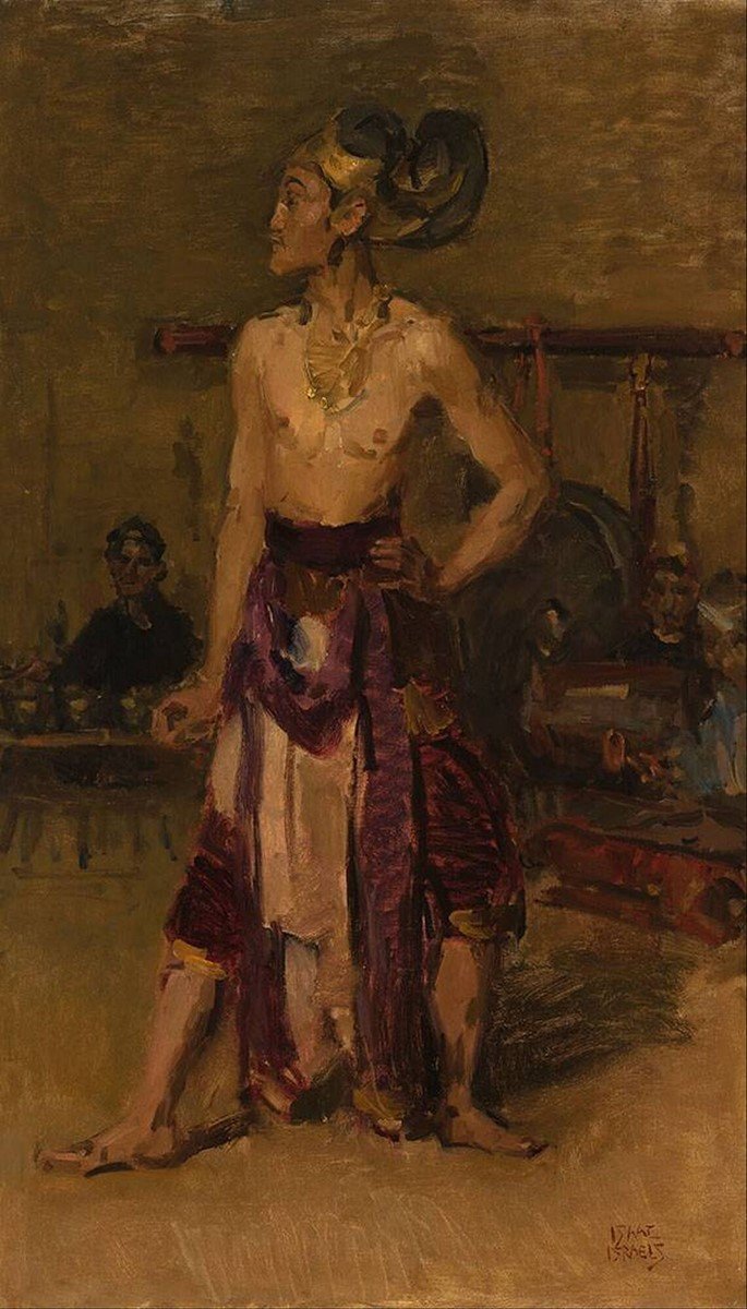 Dançarino javanês de Isaac Israels