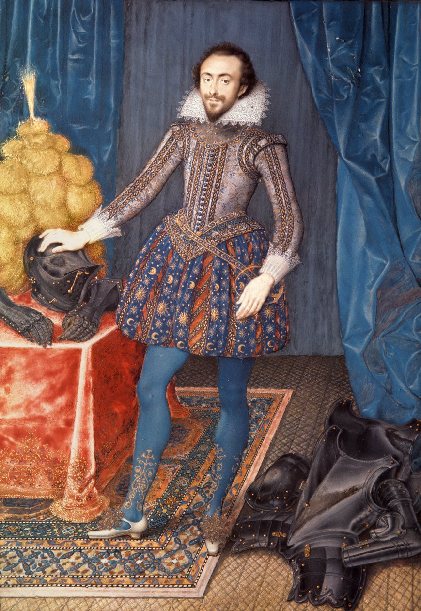 Retrato de Richard Sackville, 3º Conde de Dorset (1589-1624), 1616 de Isaac Oliver