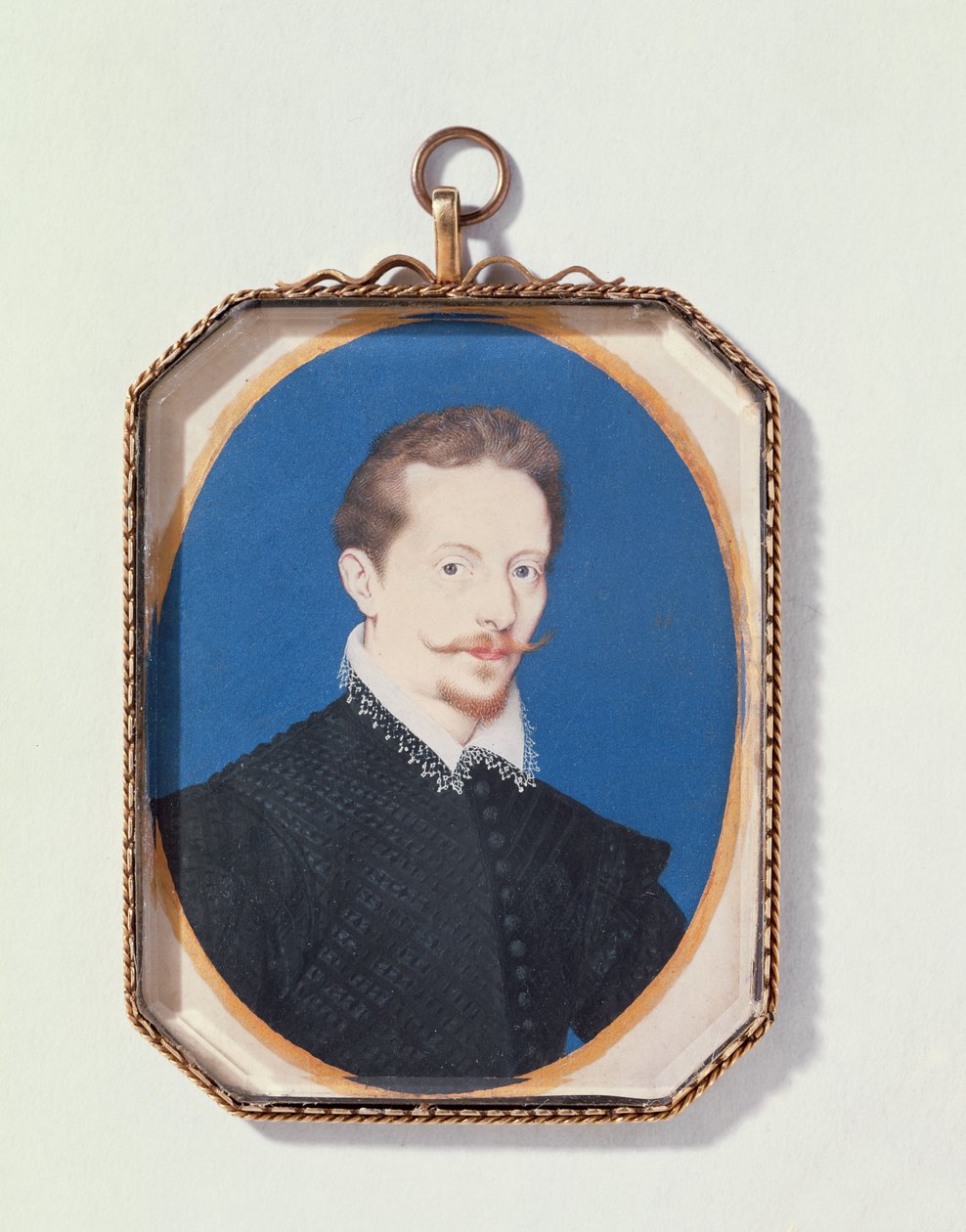 Sir Arundel Talbot, 1596 (wc em velino) de Isaac Oliver