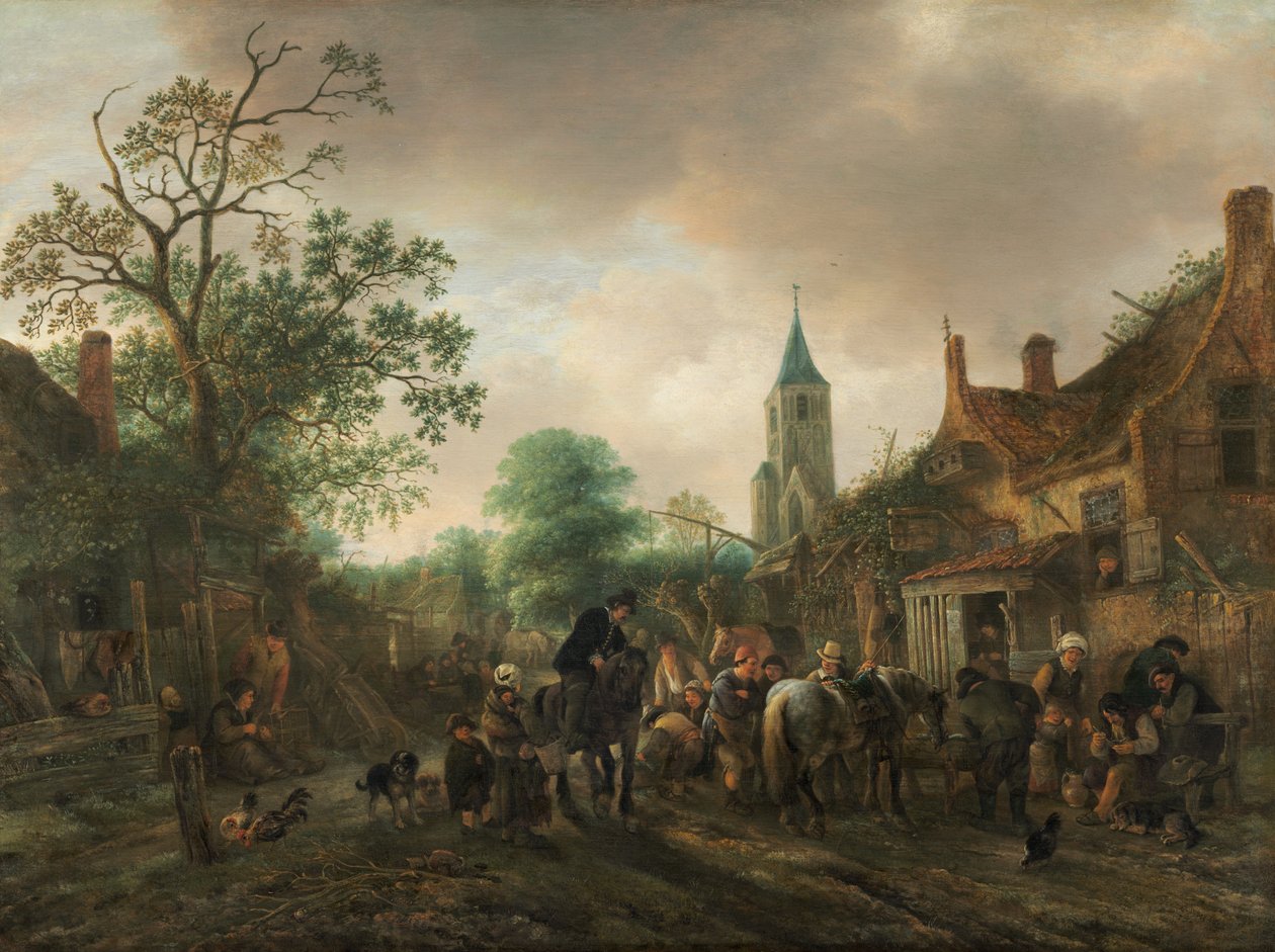 O Halt na Pousada de Isaac van Ostade