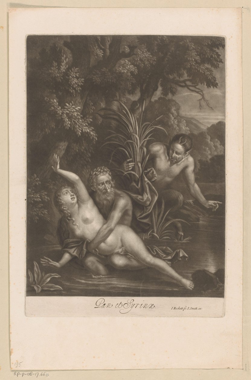 Pan e Syrinx
Pan et Syrinx (título sobre o objecto) de Isaac Beckett