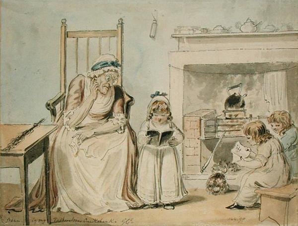 Uma escola de Damas de Isaac Cruikshank