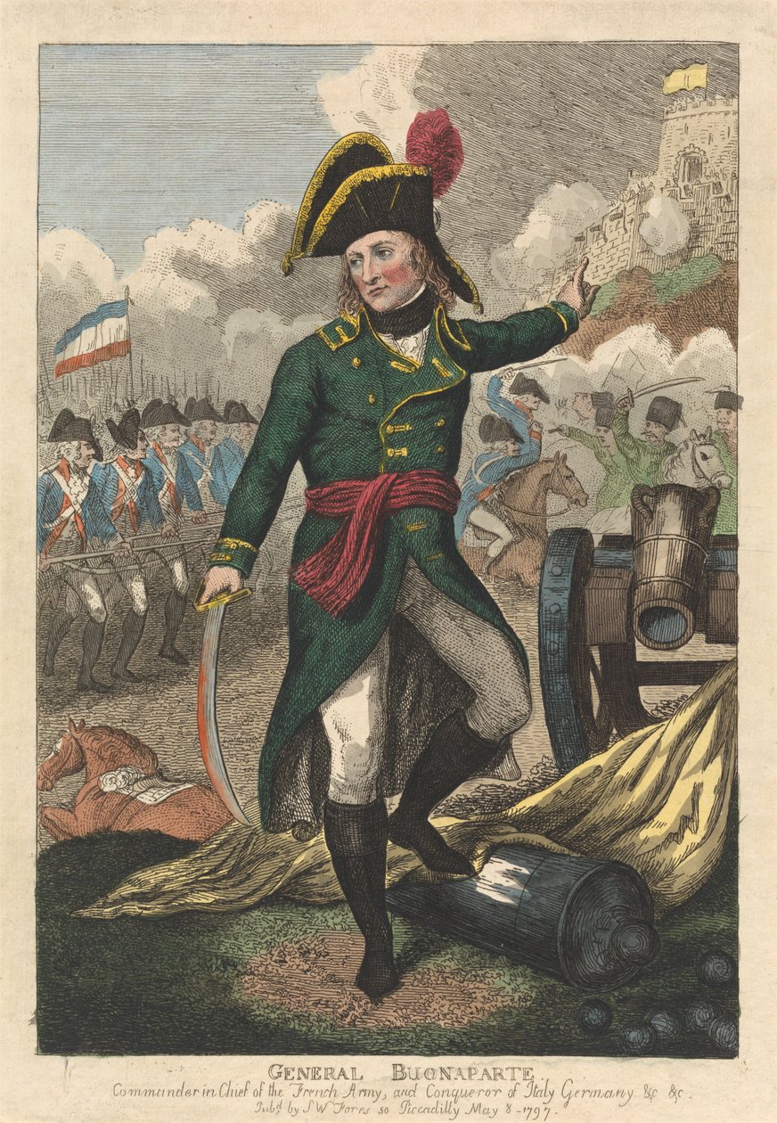 General Buonaparte de Isaac Cruikshank