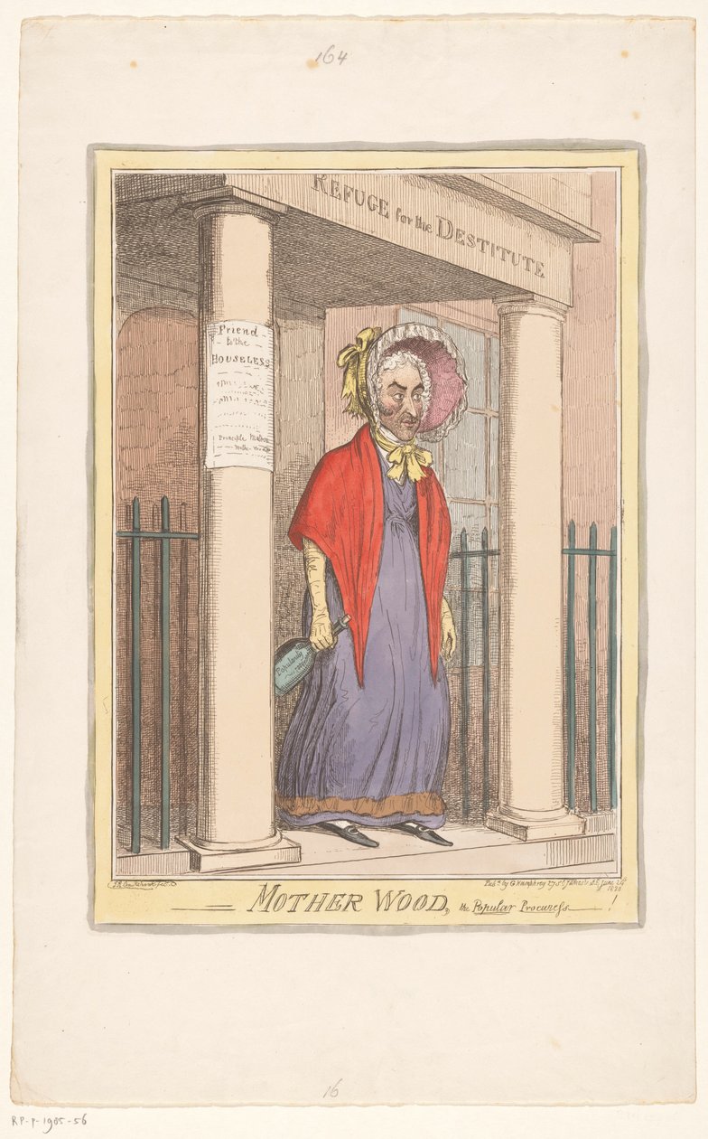 Spotprent op Sir Matthew Wood, 1820
Mãe Madeira, as procuras populares...! (título sobre o objecto) de Isaac Cruikshank