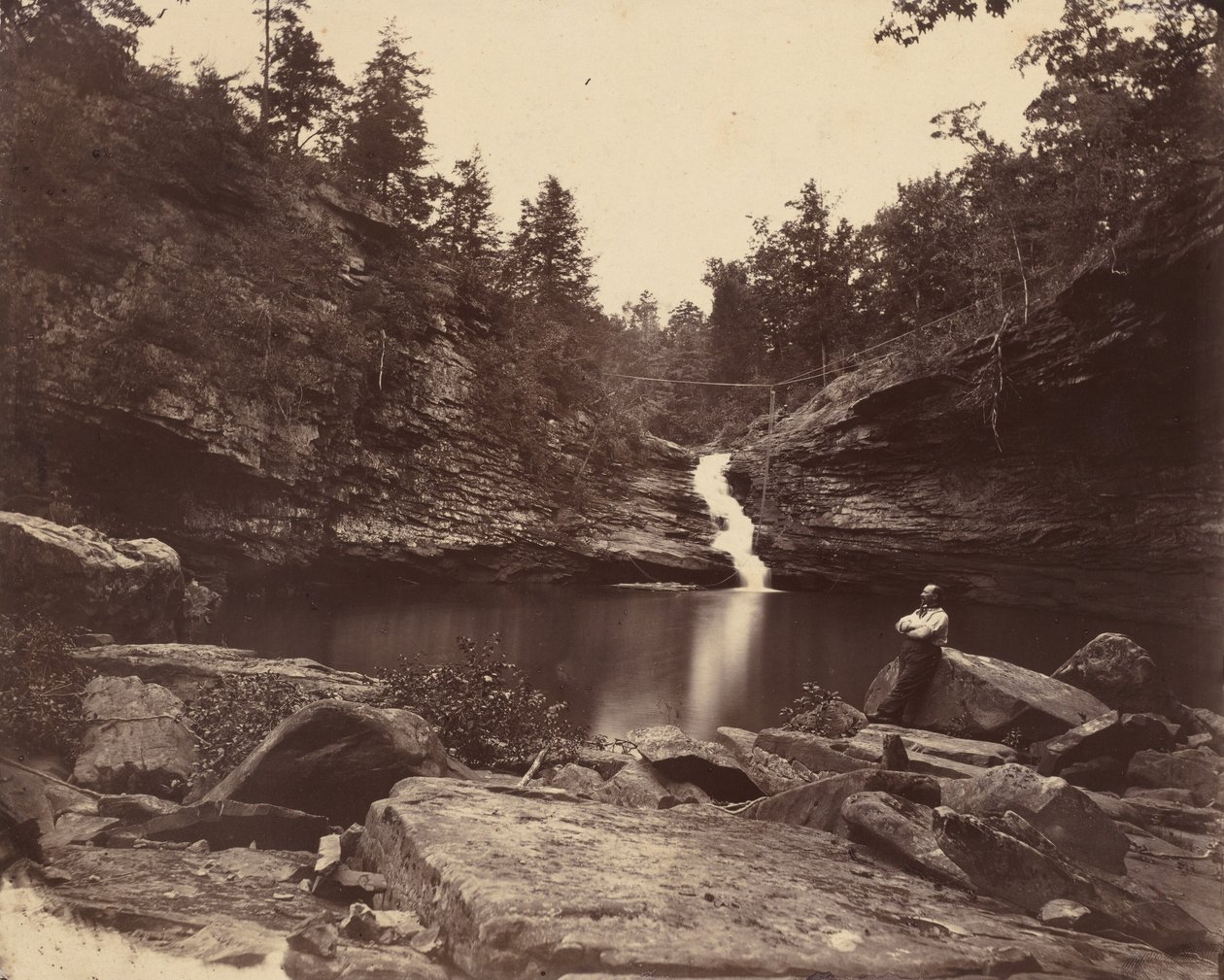 Lula Lake, Lookout Mountain, Geórgia de Isaac H. Bonsall