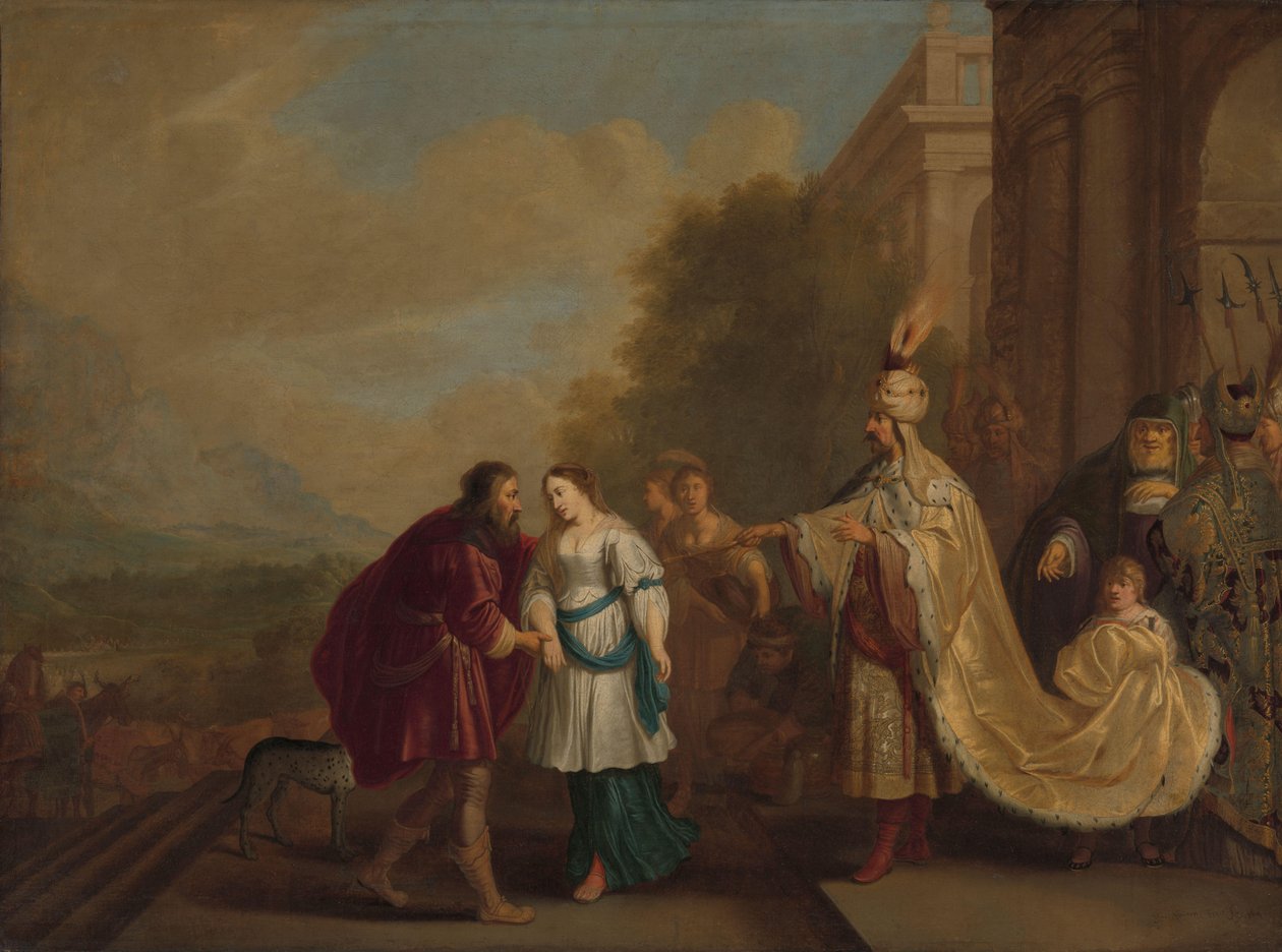O Faraó devolve Sara a Abraão de Isaac Isaacsz