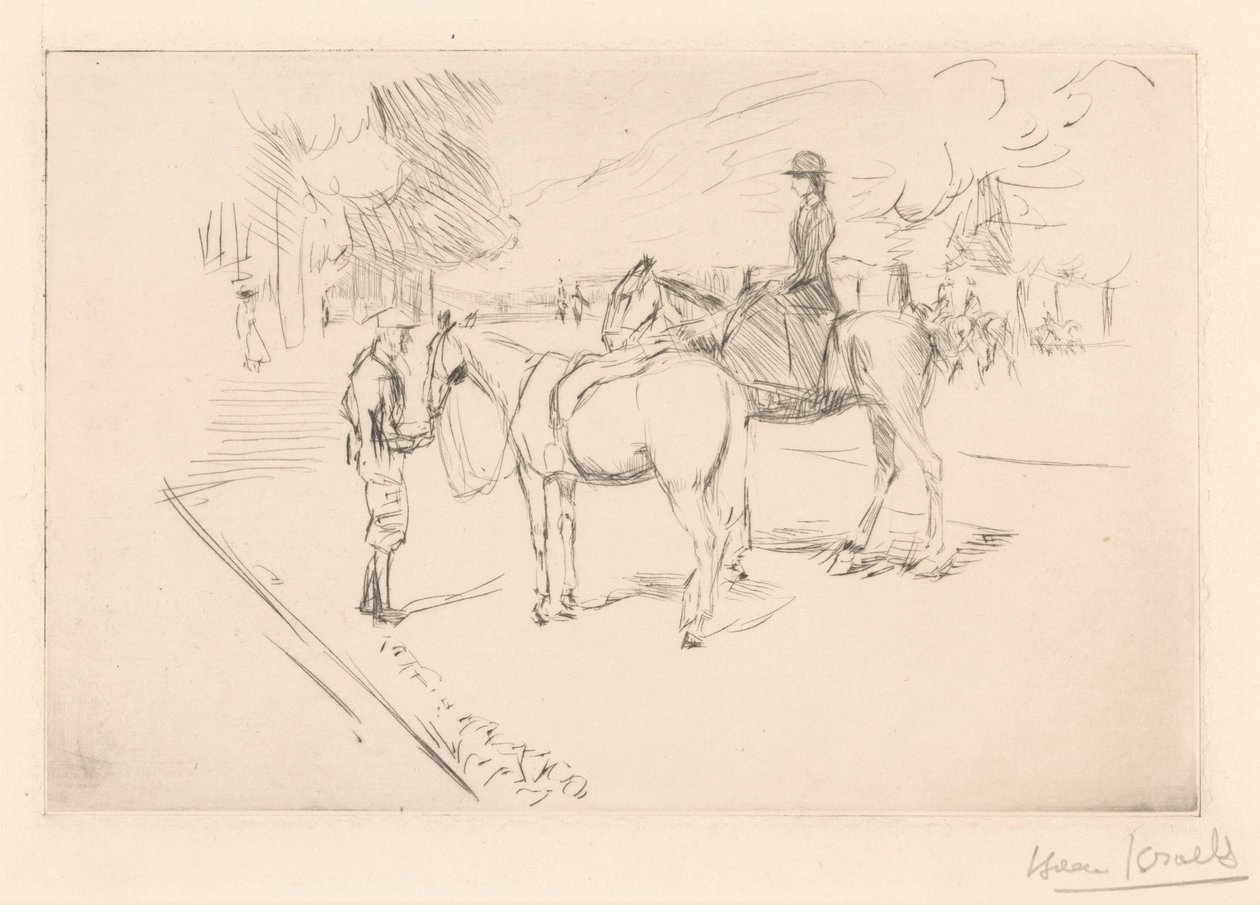 Amazônia com companheira de Isaac Israels (signed by artist)