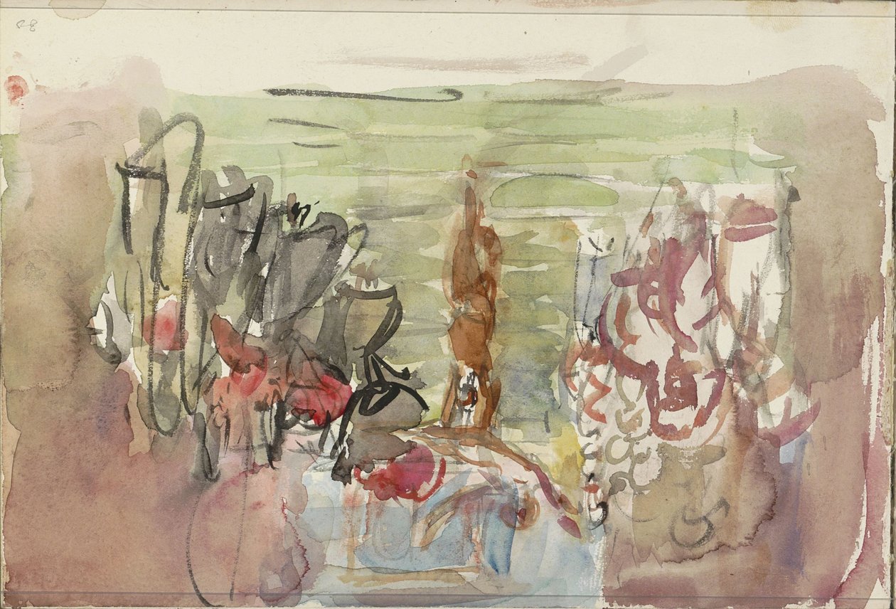 Artistas no palco de Isaac Israels