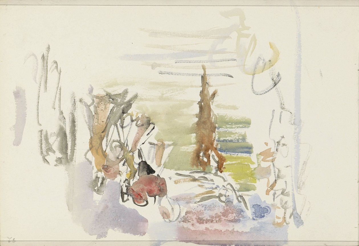 Artistas em palco de Isaac Israels
