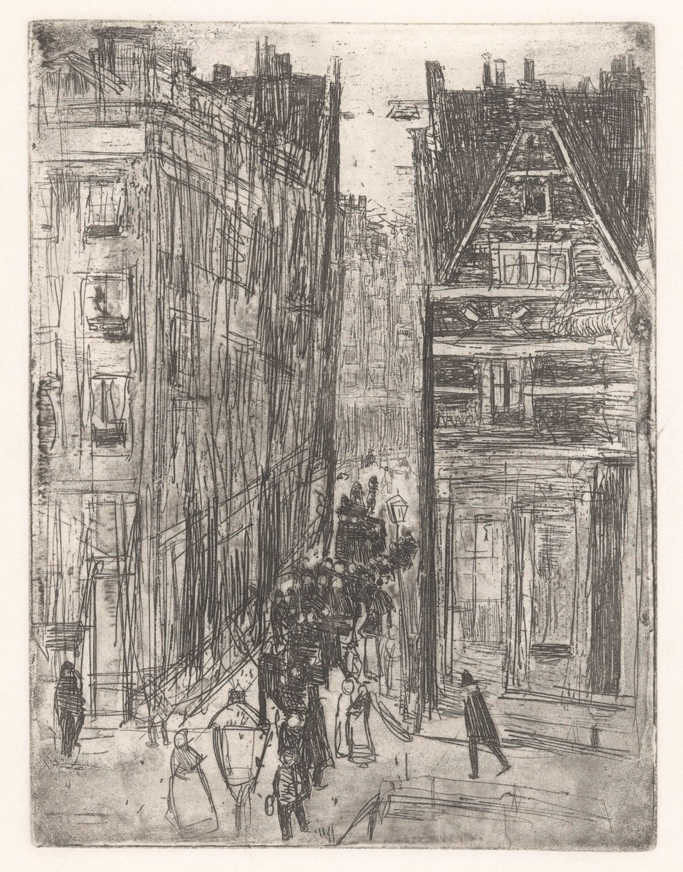 Gasthuismolensteeg em Amsterdão de Isaac Israels