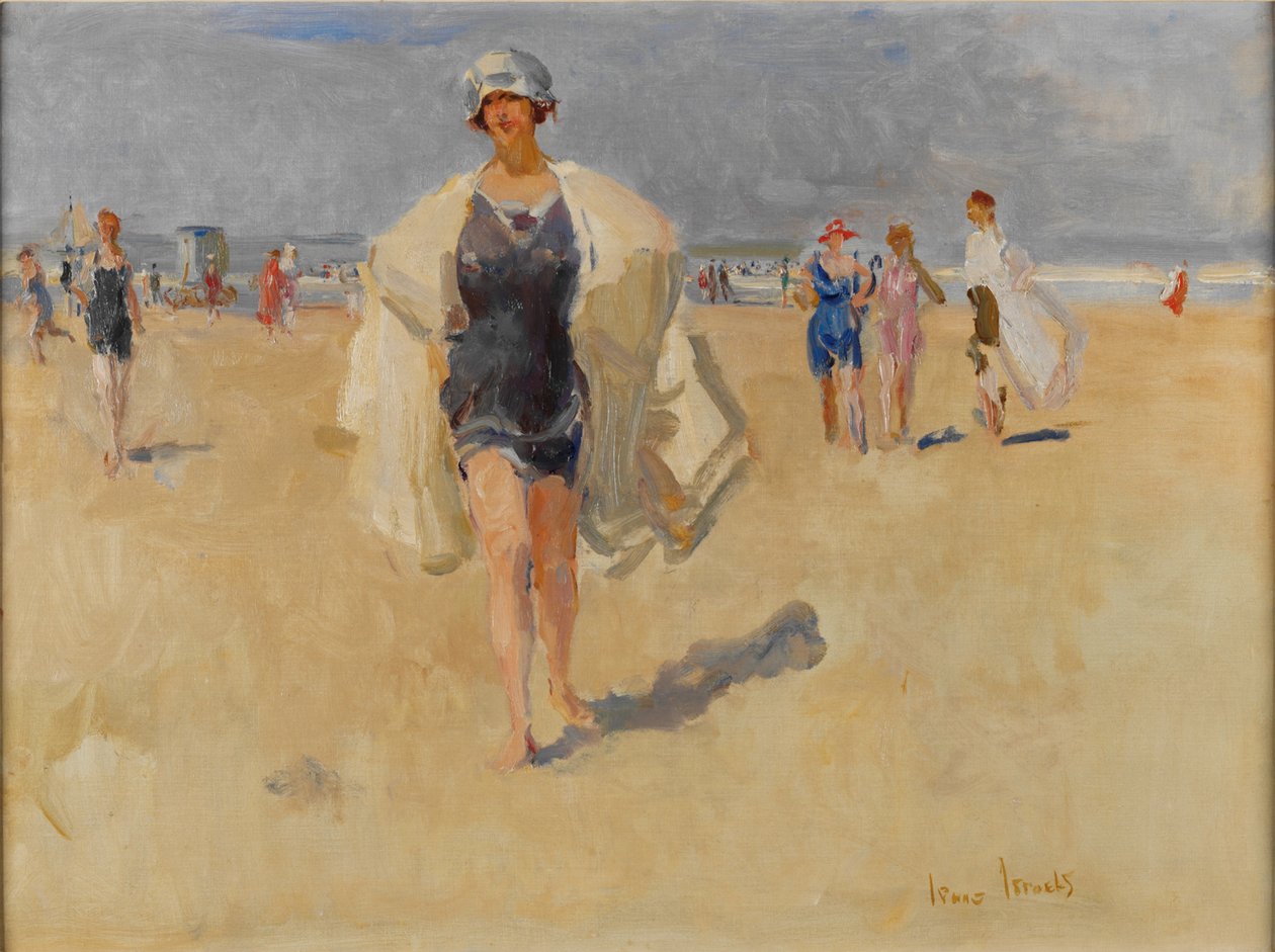 Senhora na praia de Viareggio de Isaac Israels