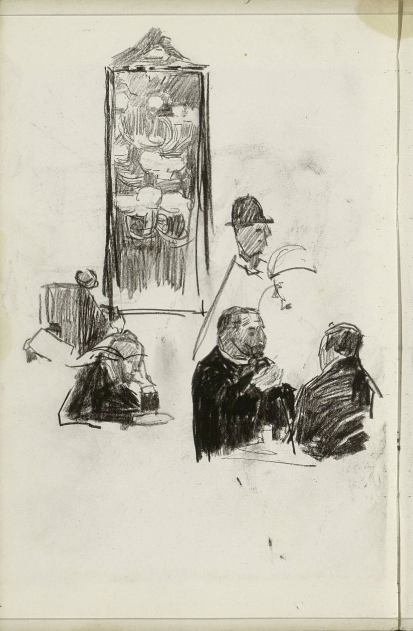 Homens em um estabelecimento de Isaac Israels