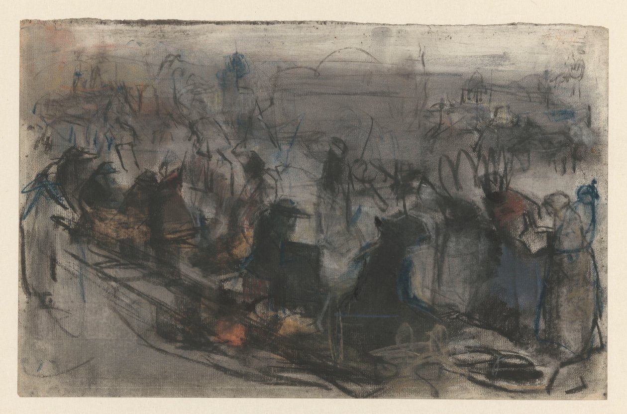 Fila de sentado de Isaac Israels
