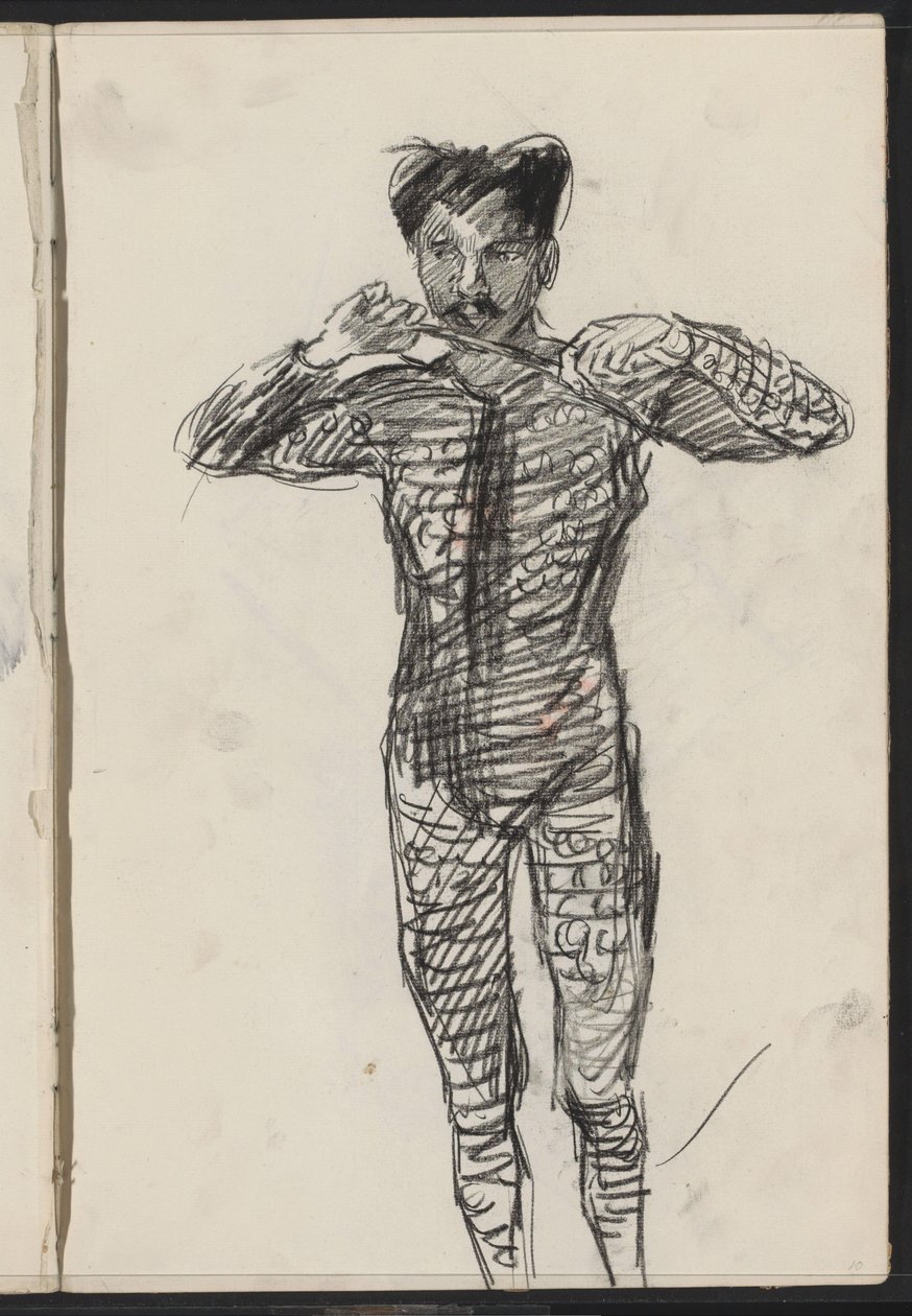 Homem de fato, possivelmente um artista de Isaac Israels
