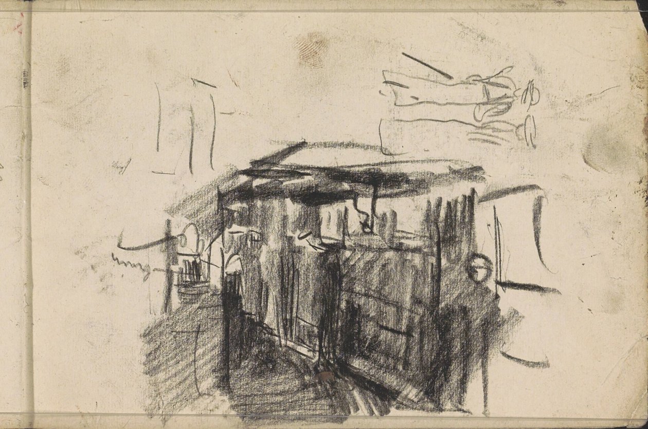 Vista da rua à noite de Isaac Israels