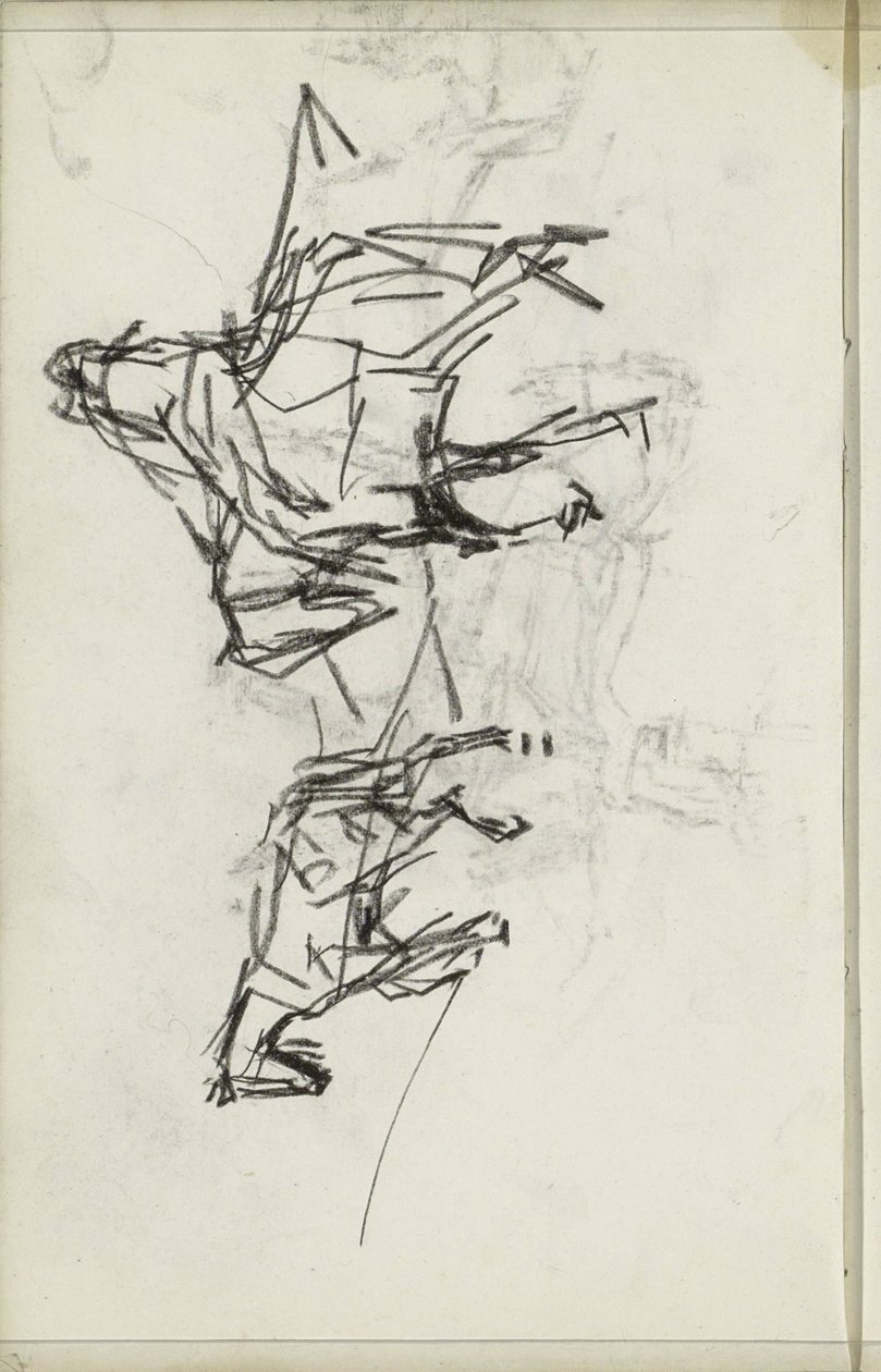 Dois cavalos com um cavaleiro de Isaac Israels