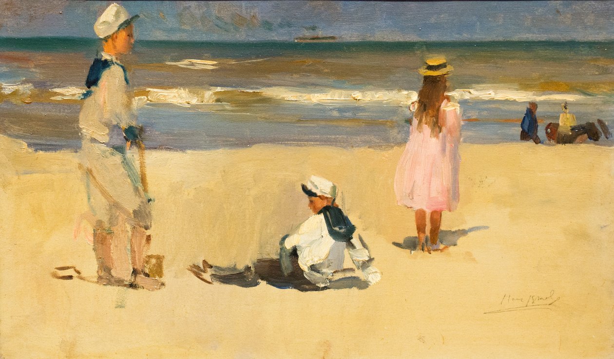 Alemão: Am Strand Na praia de Isaac Israels