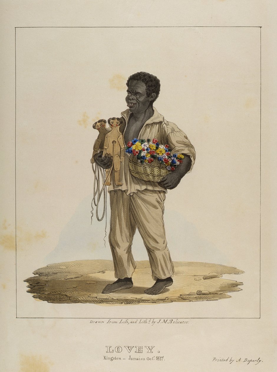 Lovey, placa 8 de Sketches of Character ..., 1838 de Isaac Mendes Belisario