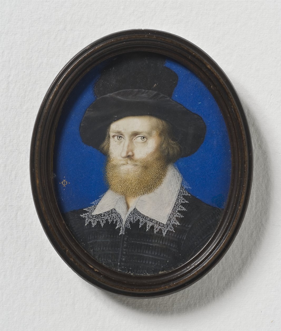 Almirante George Clifford, 3º Conde de Cumberland, c.1600 (aquarela em pergaminho) de Isaac Oliver