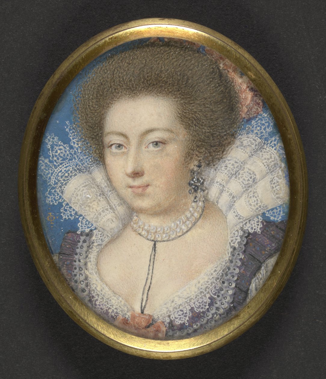 Elizabeth, Rainha da Boêmia, c.1615 de Isaac Oliver