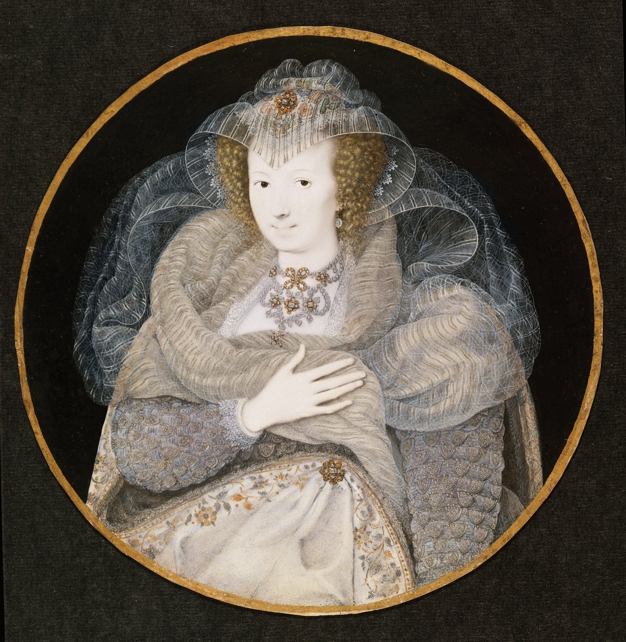 Retrato de Frances, condessa Howard de Isaac Oliver