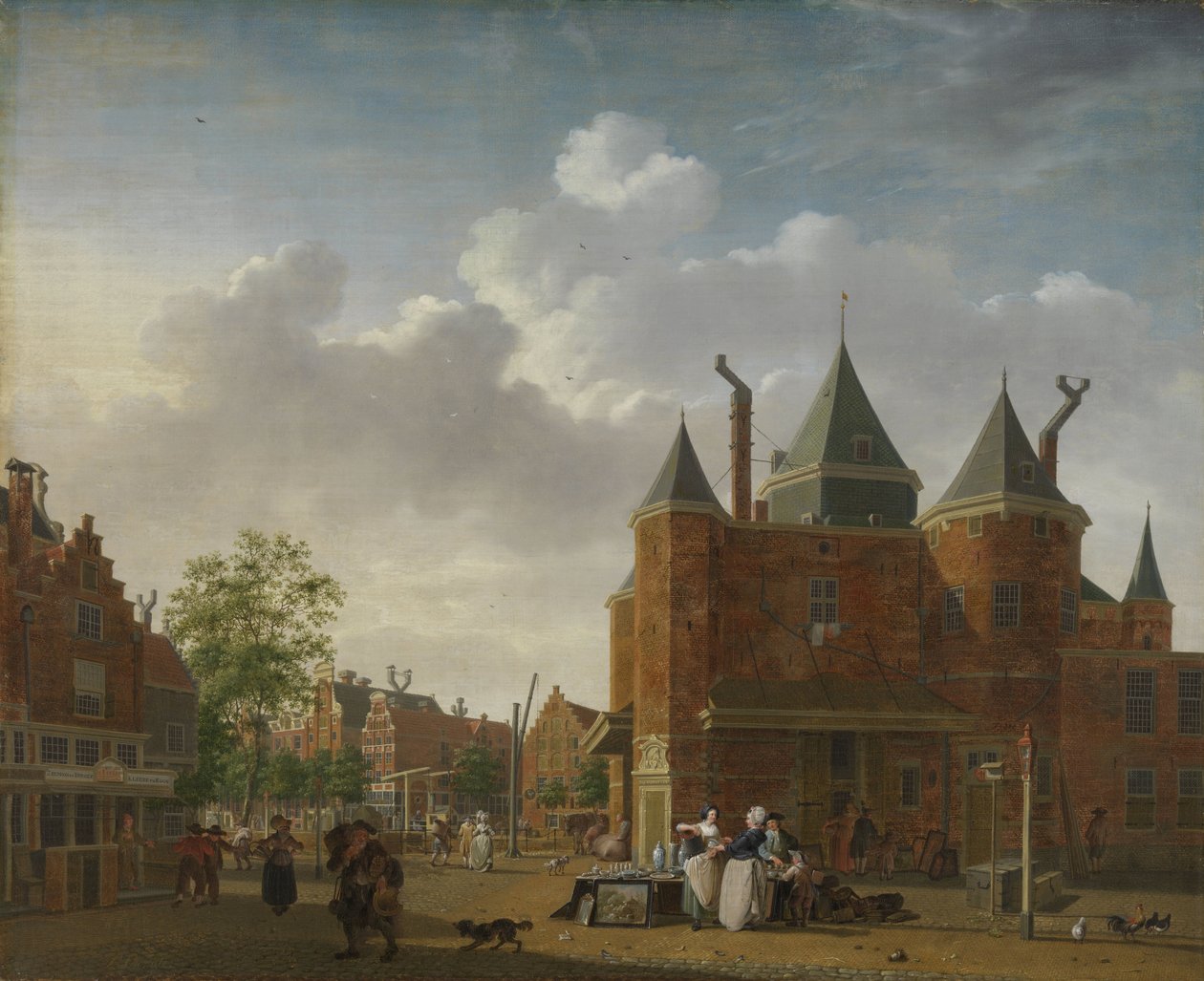 O Sint-Antoniuswaag em Amsterdão
O Saint Anthony Waag em Amesterdão de Isaac Ouwater