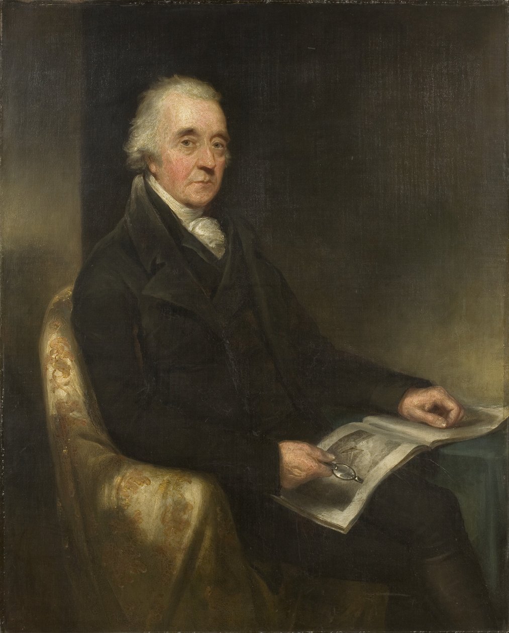 Nicholas Pocock, c.1810 (óleo sobre tela) de Isaac Pocock