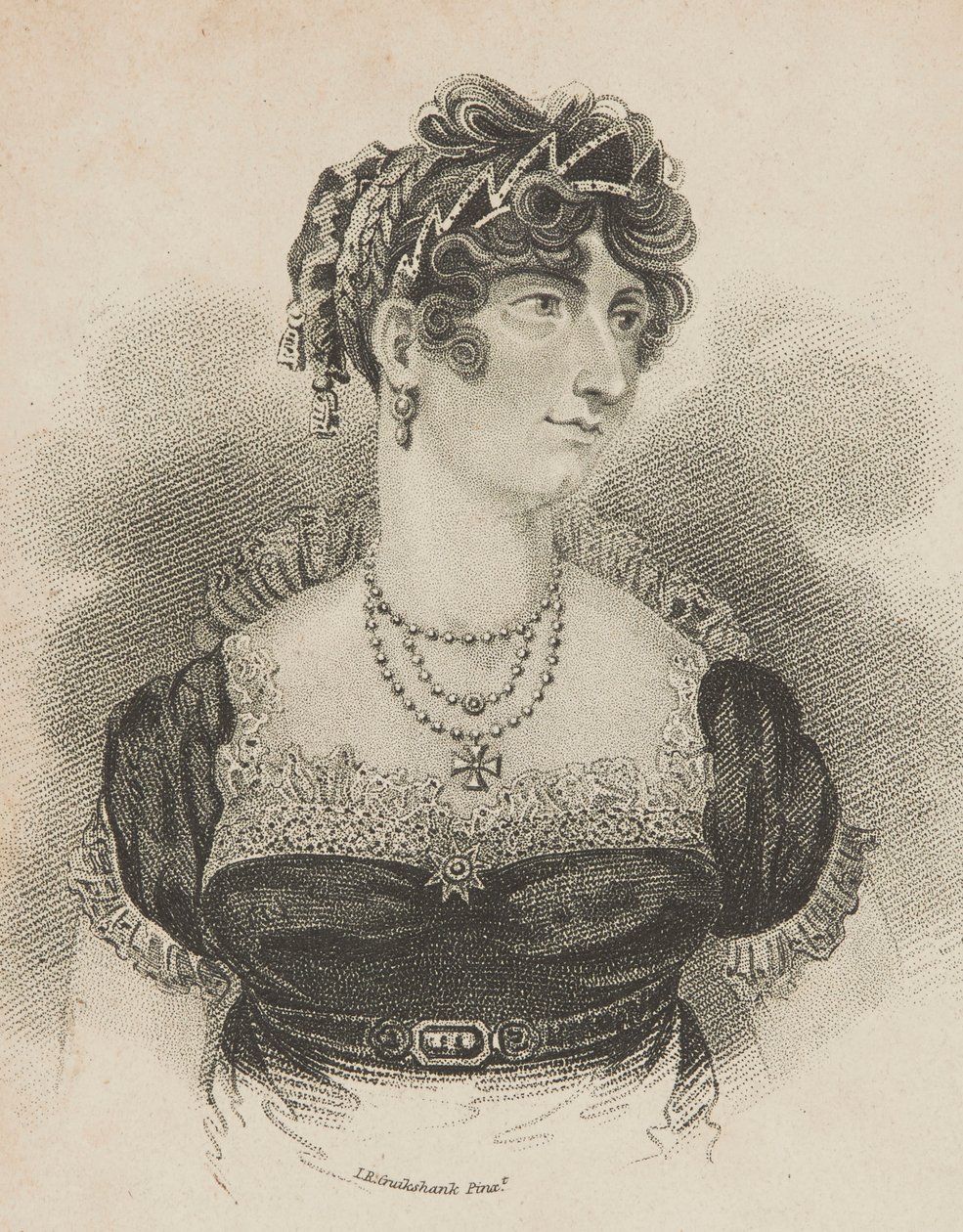 Sua Alteza Real a Princesa de Gales de Isaac Robert Cruikshank