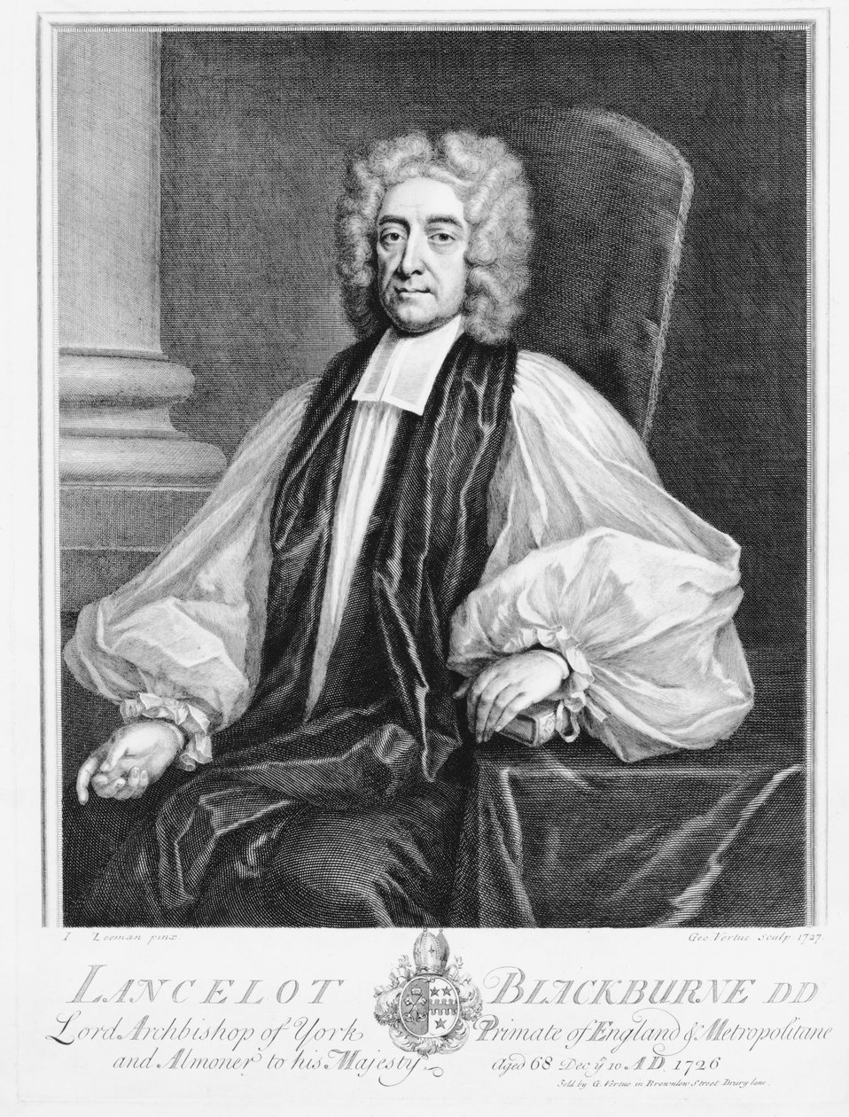 Lancelot Blackburne (1658-1743), Arcebispo de York de Isaac Seeman
