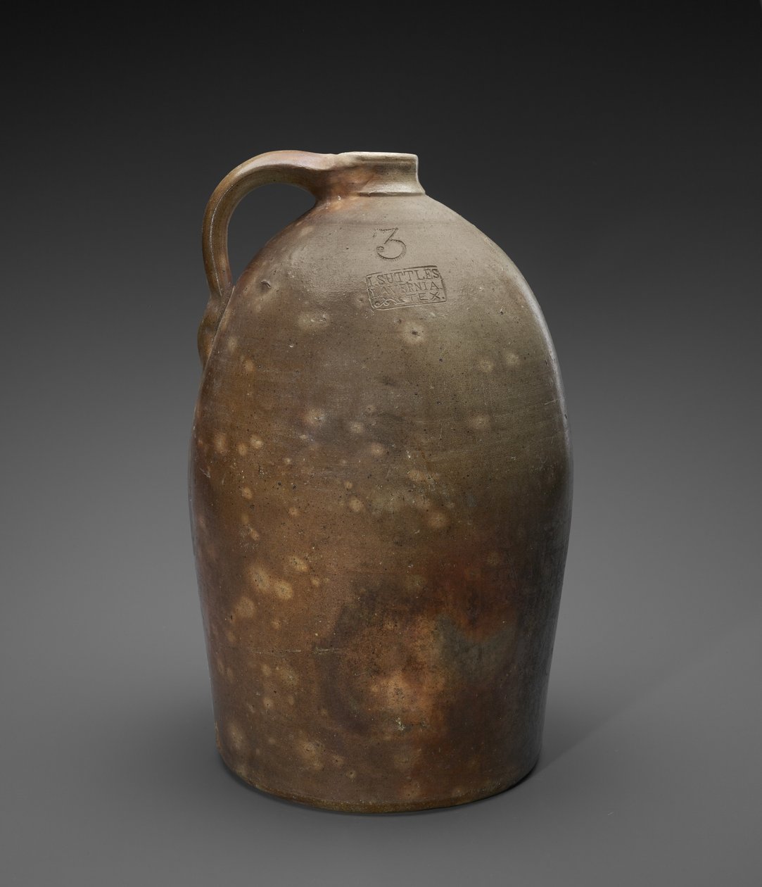 Jarro, c. 1873-1882 (grés vitrificado com sal) de Isaac Suttles Pottery