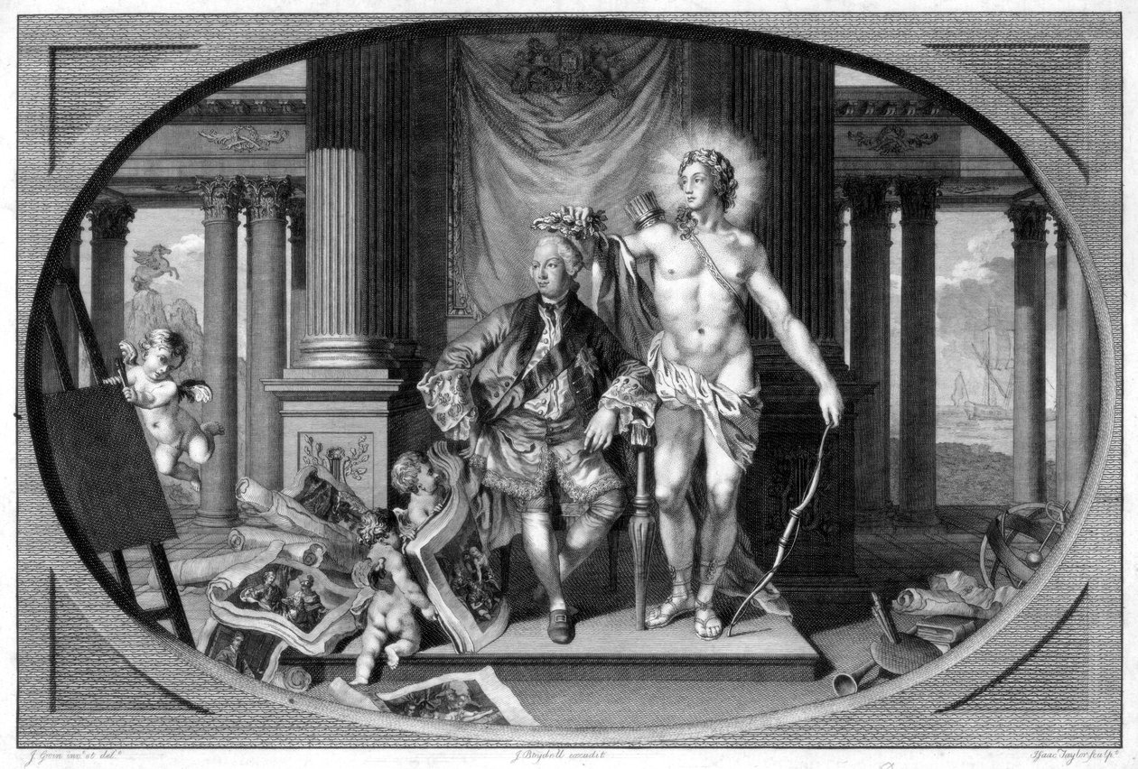 Rei George III 1738-1820, século XVIII. de Isaac Taylor