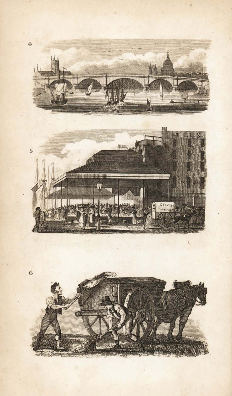 Nova Ponte de Londres, Billingsgate e o Scavenger de Isaac Taylor