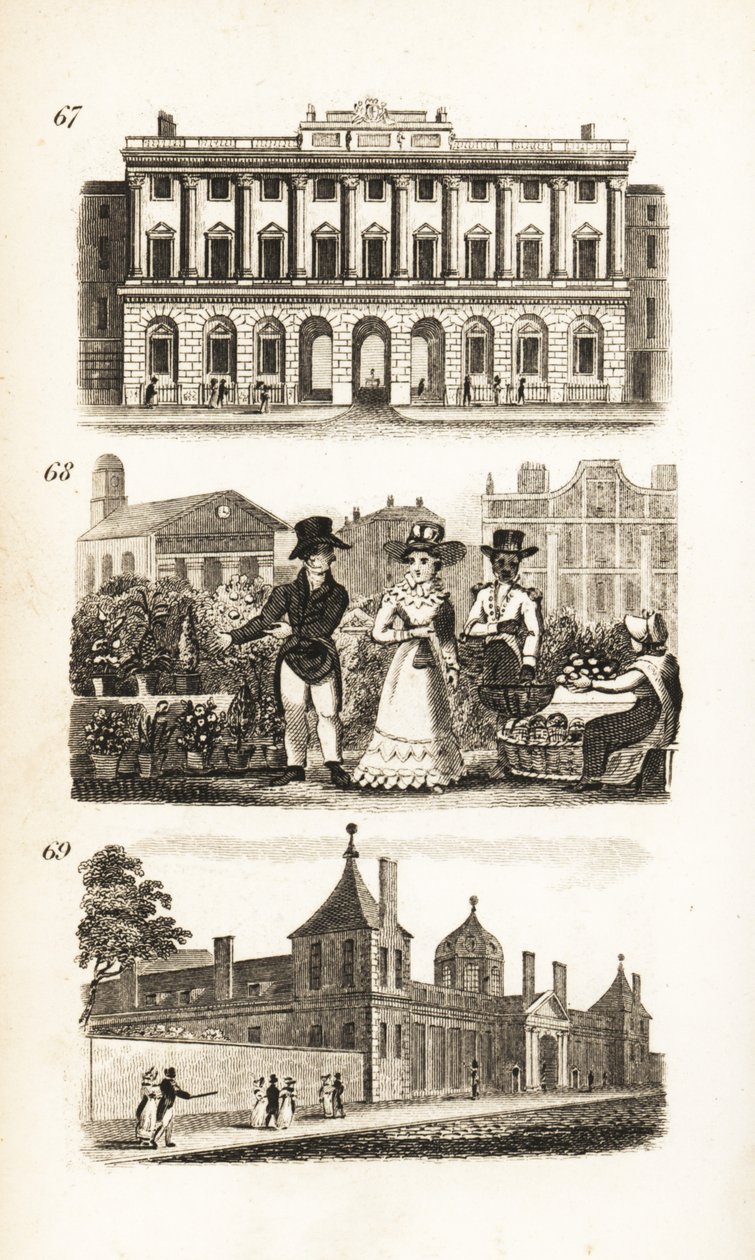 A Academia Real, Covent Garden e o Museu Britânico de Isaac Taylor
