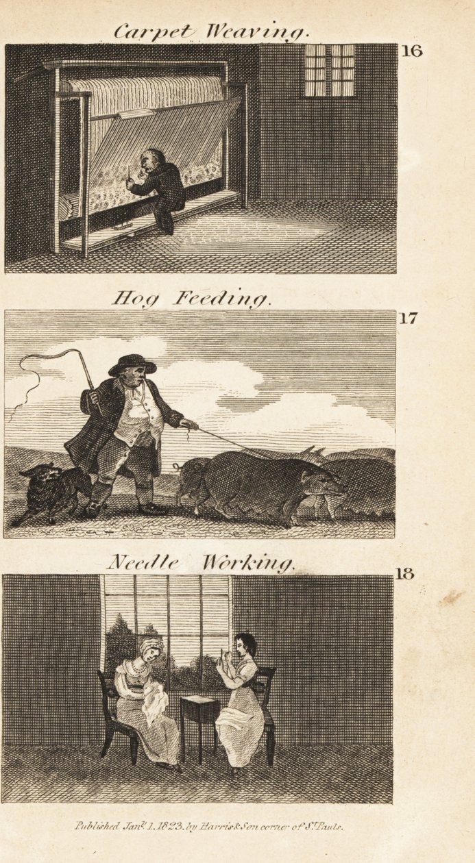 O comércio na Regency England de Isaac Taylor