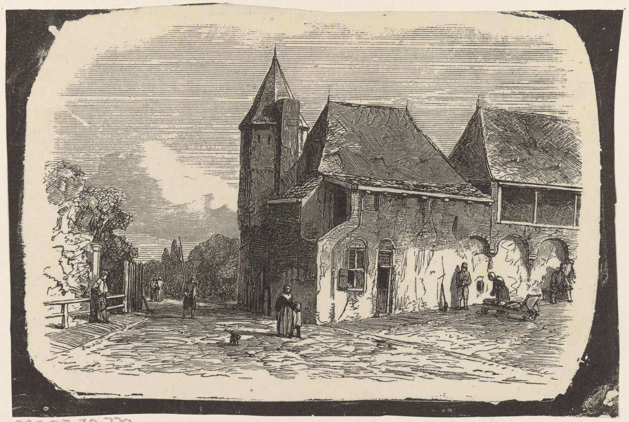 Vista do Koppelpoort em Amersfoort de Isaac Weissenbruch