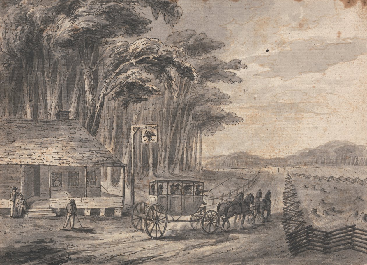 Vagão de Palco Americano de Isaac Weld