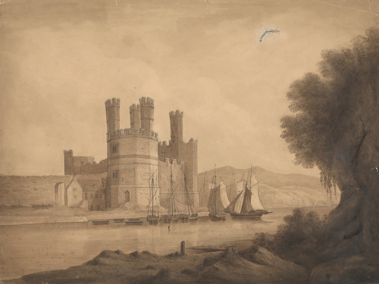 Caernarvon (Castelo) Torre da Águia de Isaac Weld