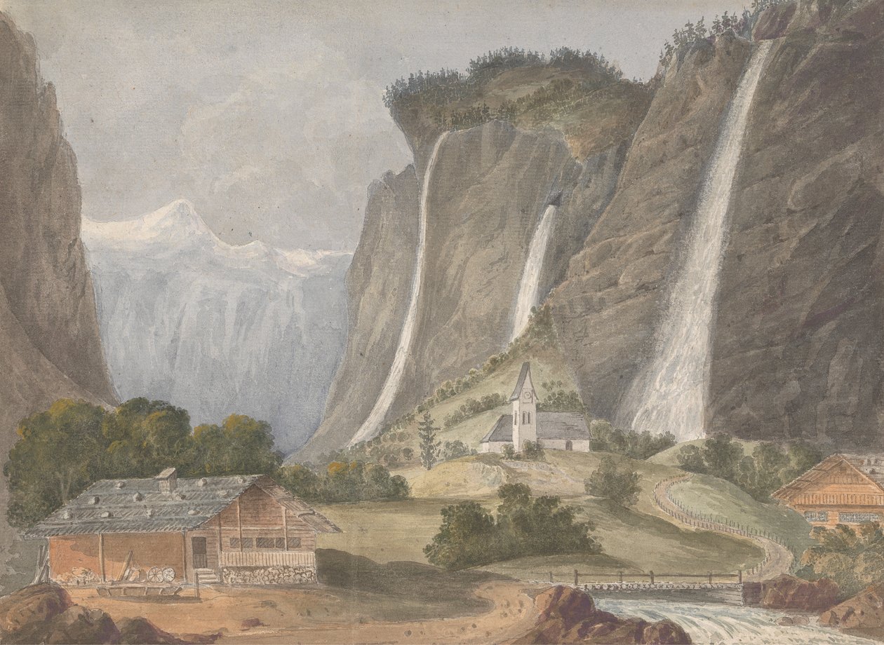 Staubbach, Lauterbrunnen (Suíça) de Isaac Weld