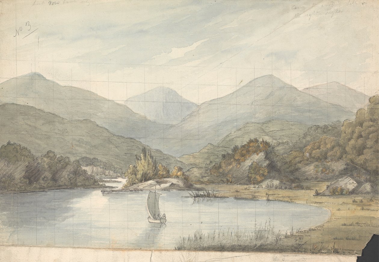 Vista sobre o rio entre os lagos de Isaac Weld