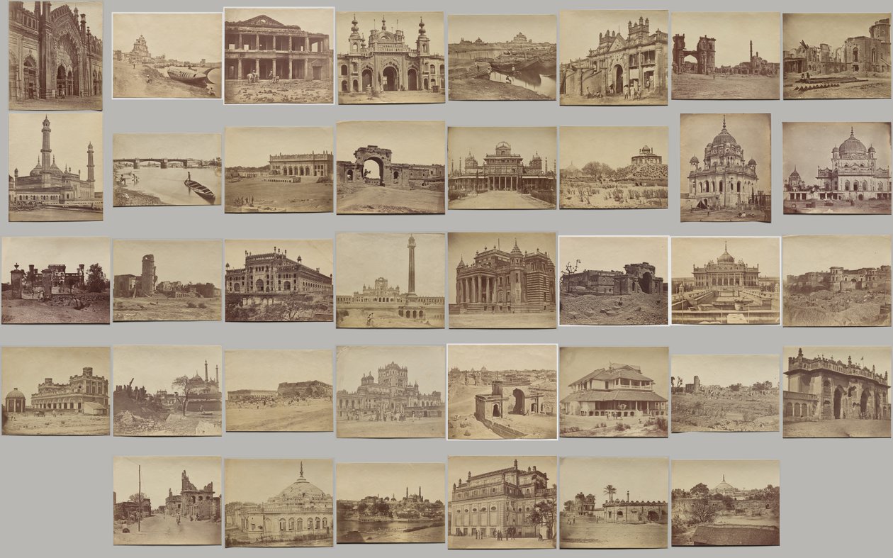 Lucknow após o cerco de Isaac de Moucheron