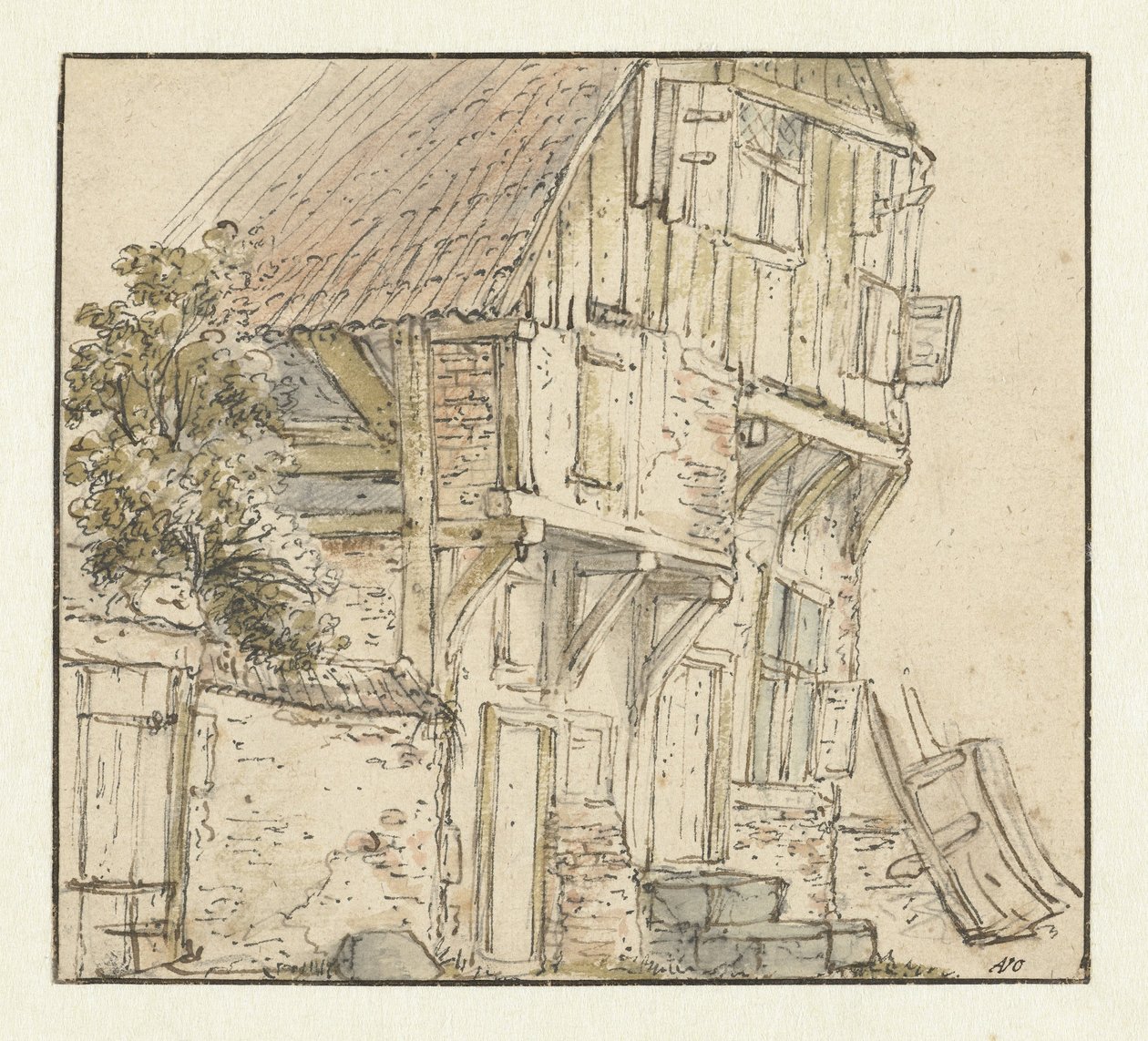 Casa de fazenda de Isaac van Ostade