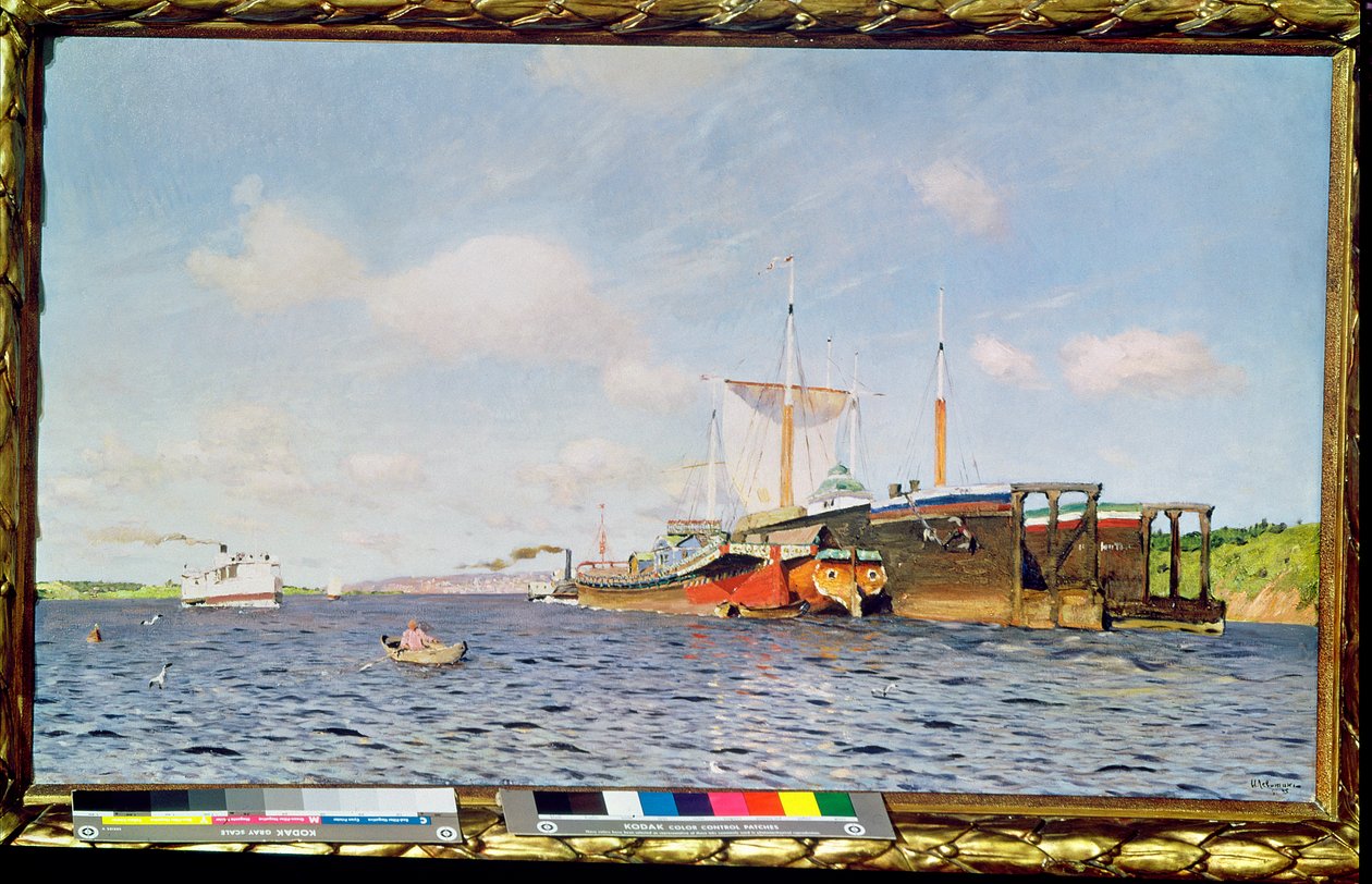 Vento fresco no Volga, 1895 de Isaak Ilyich Levitan
