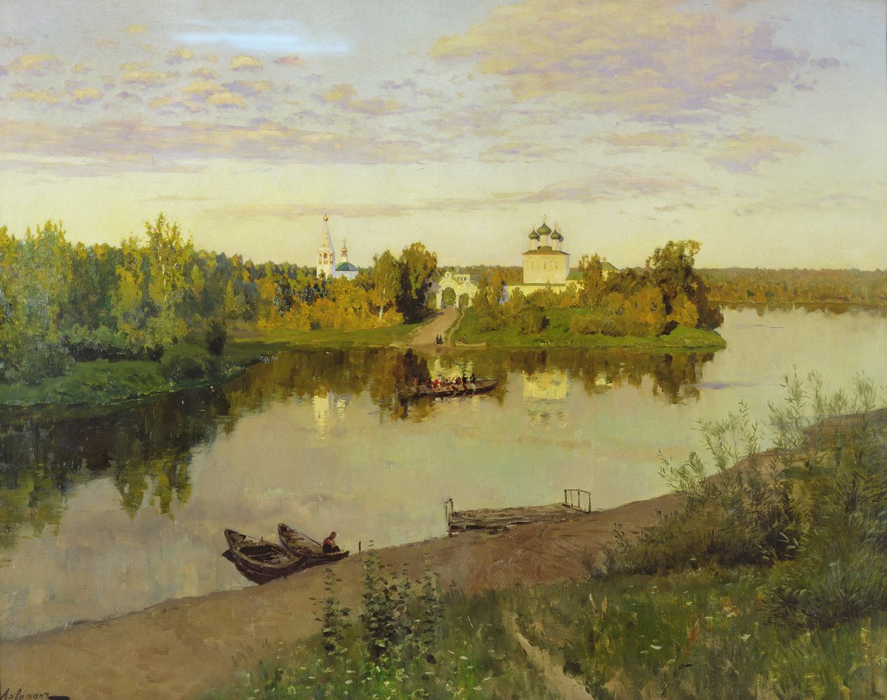 The Evening Bell Tolls, 1892 de Isaak Ilyich Levitan