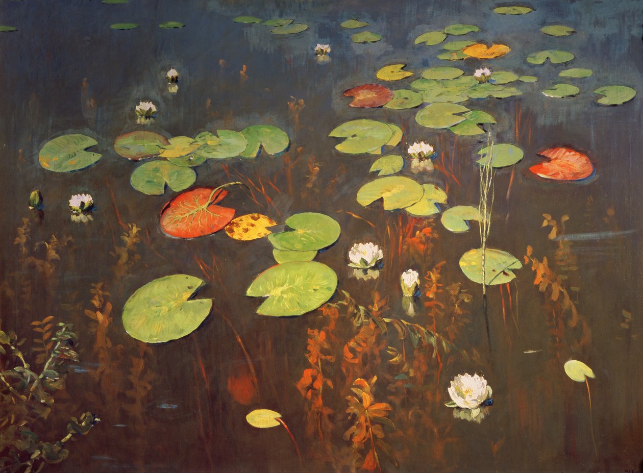 Lírios de água 1895 de Isaak Ilyich Levitan