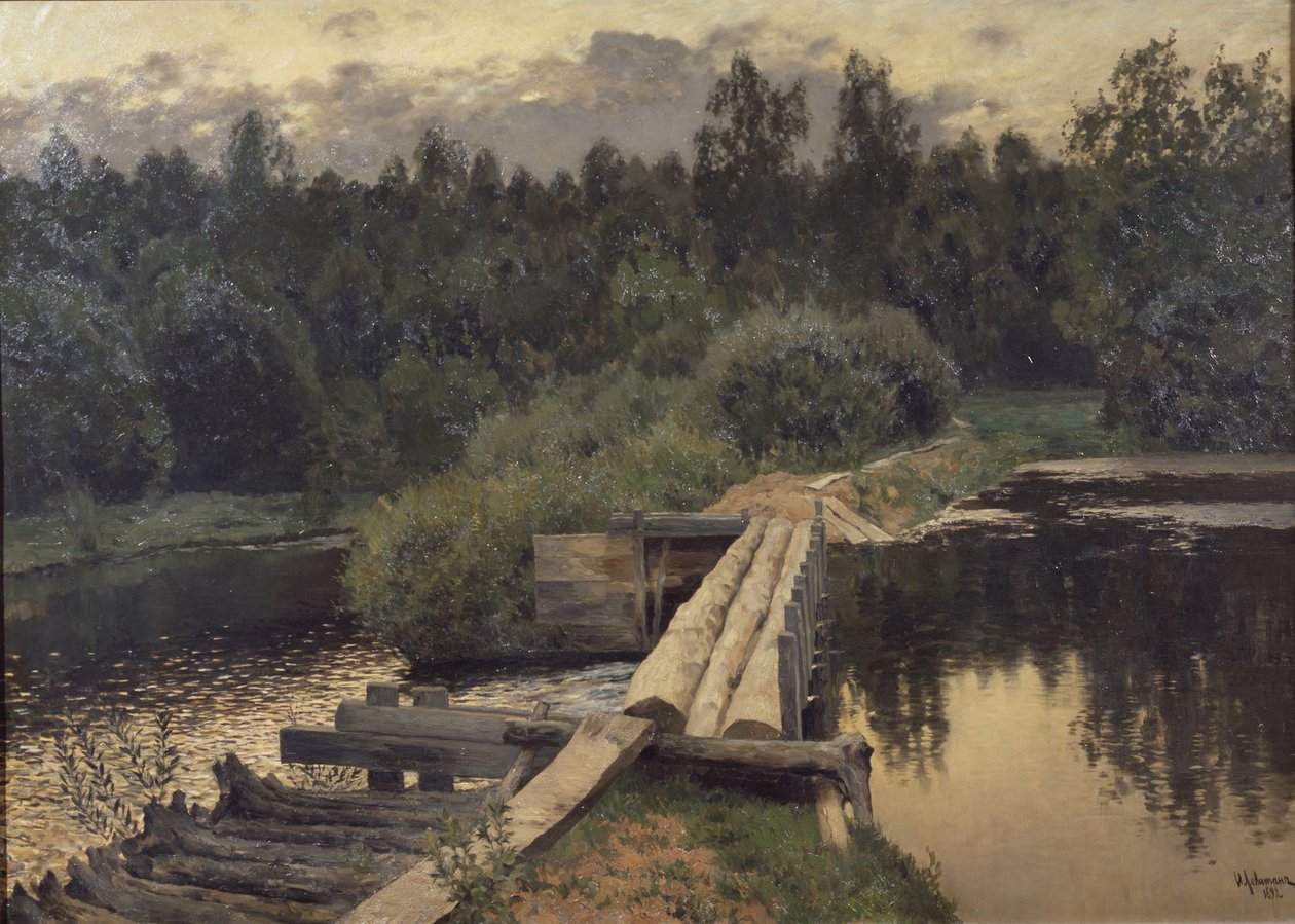 No raso, 1892 de Isaak Ilyich Levitan