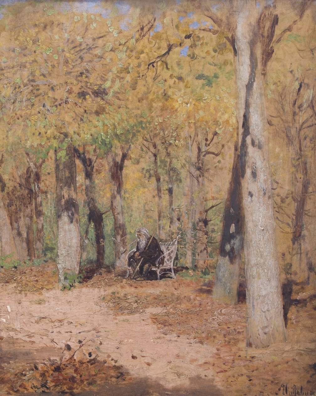 Reflexões do outono, 1883 de Isaak Ilyich Levitan