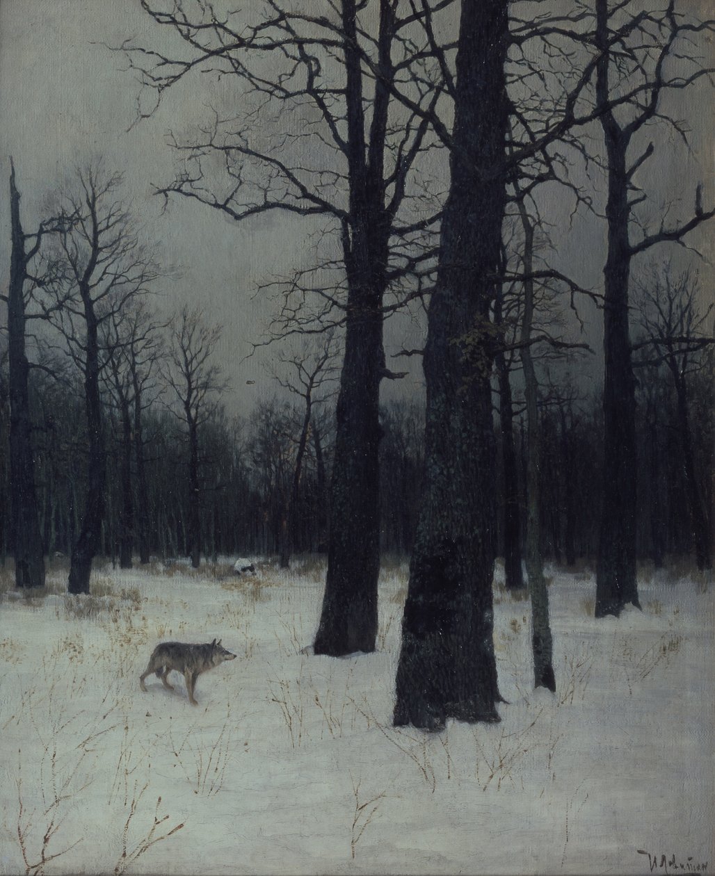 Floresta no inverno, 1885 de Isaak Ilyich Levitan