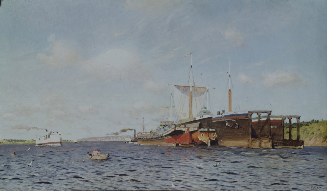 Vento fresco. Volga, 1895 de Isaak Ilyich Levitan