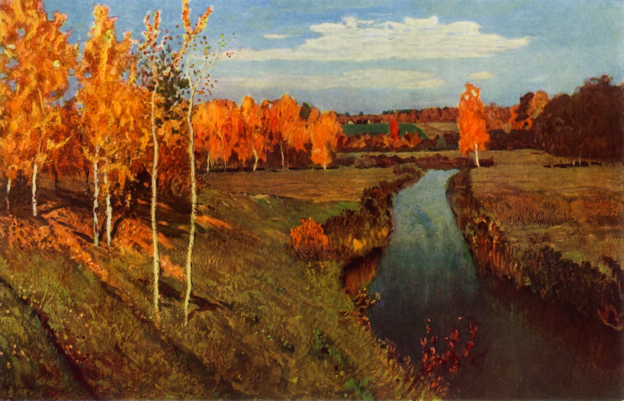 Outono dourado, 1895, 1965. de Isaak Ilyich Levitan